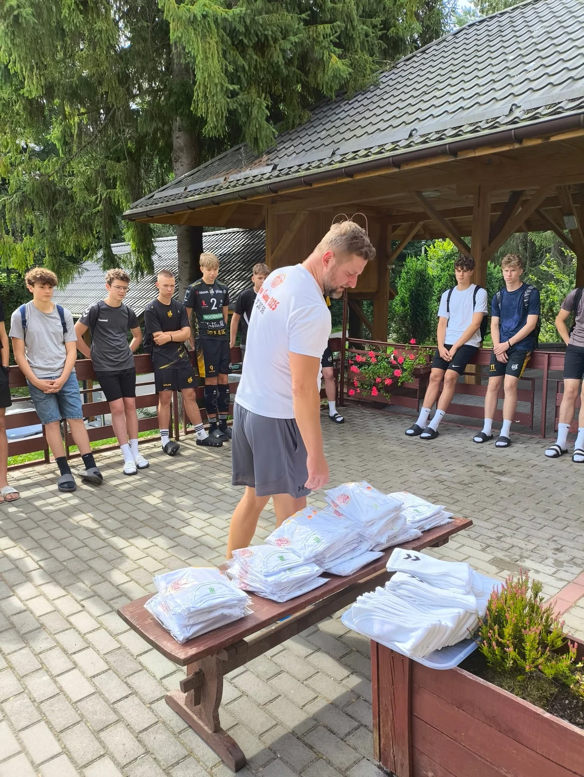 Zajęcia sportowe podczas wyjazdu APM